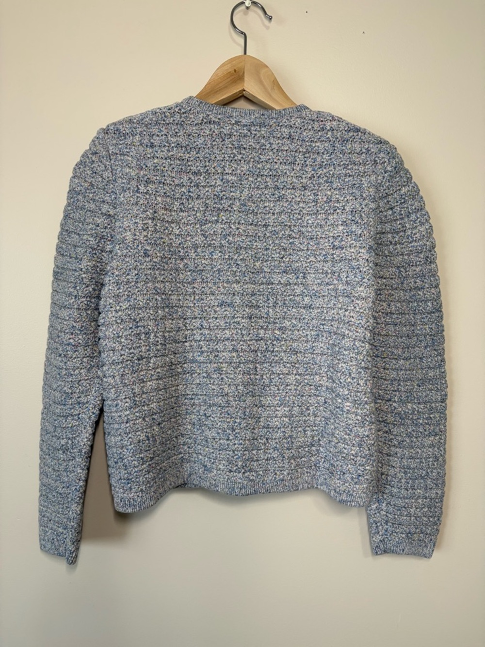 ba&sh Bash Guspa Multicolor Tweed Cardigan Jacket Gray Pastel Multi | size 1 / S - Picture 15 of 16